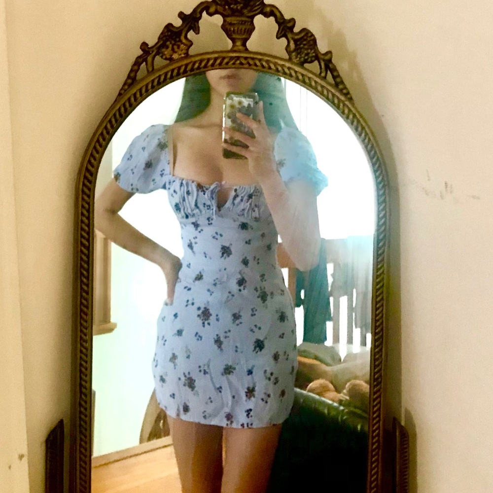 NWOT aritzia sunday best floral rachel dress